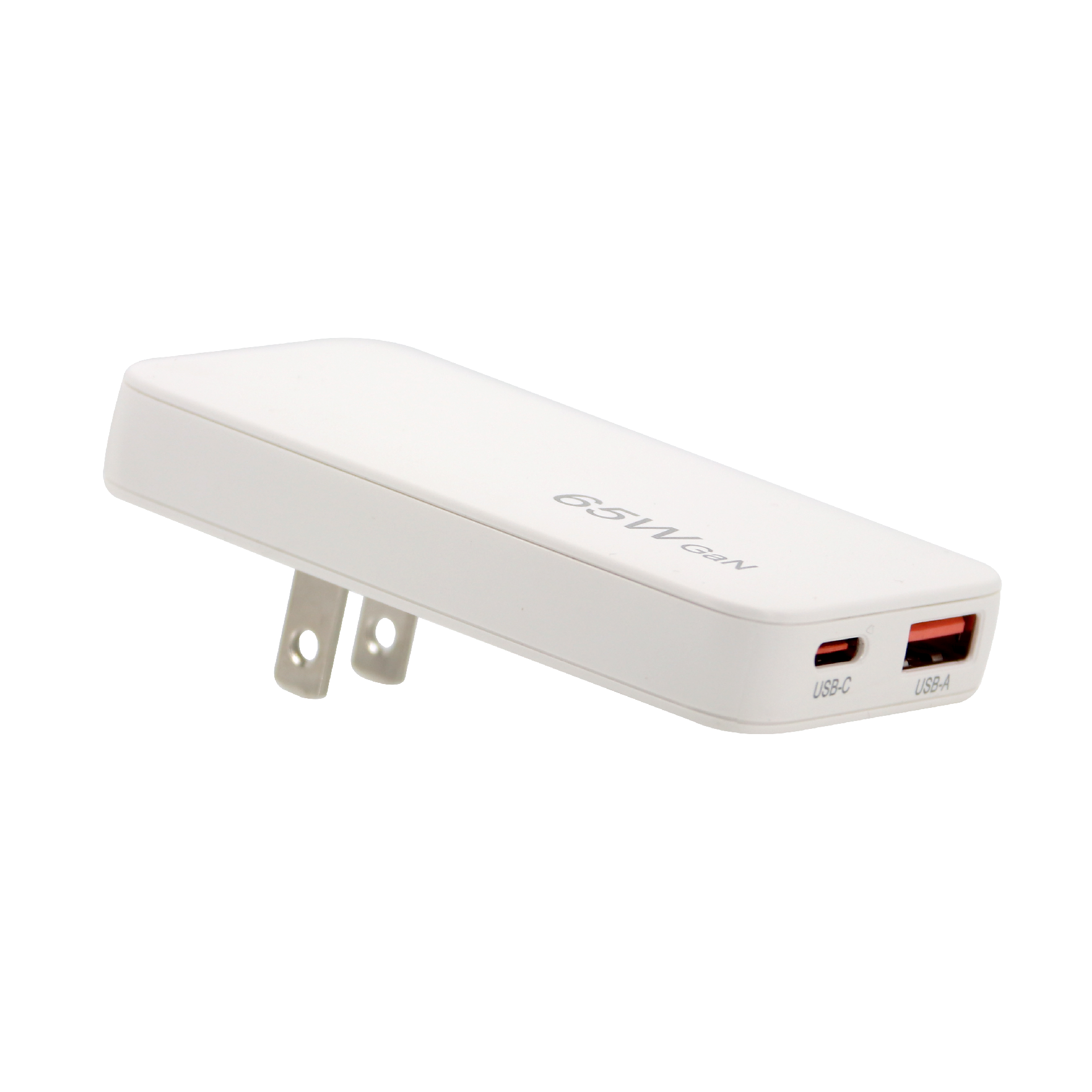 GaN 65W Ultra thin charger (USB-A + USB-C )